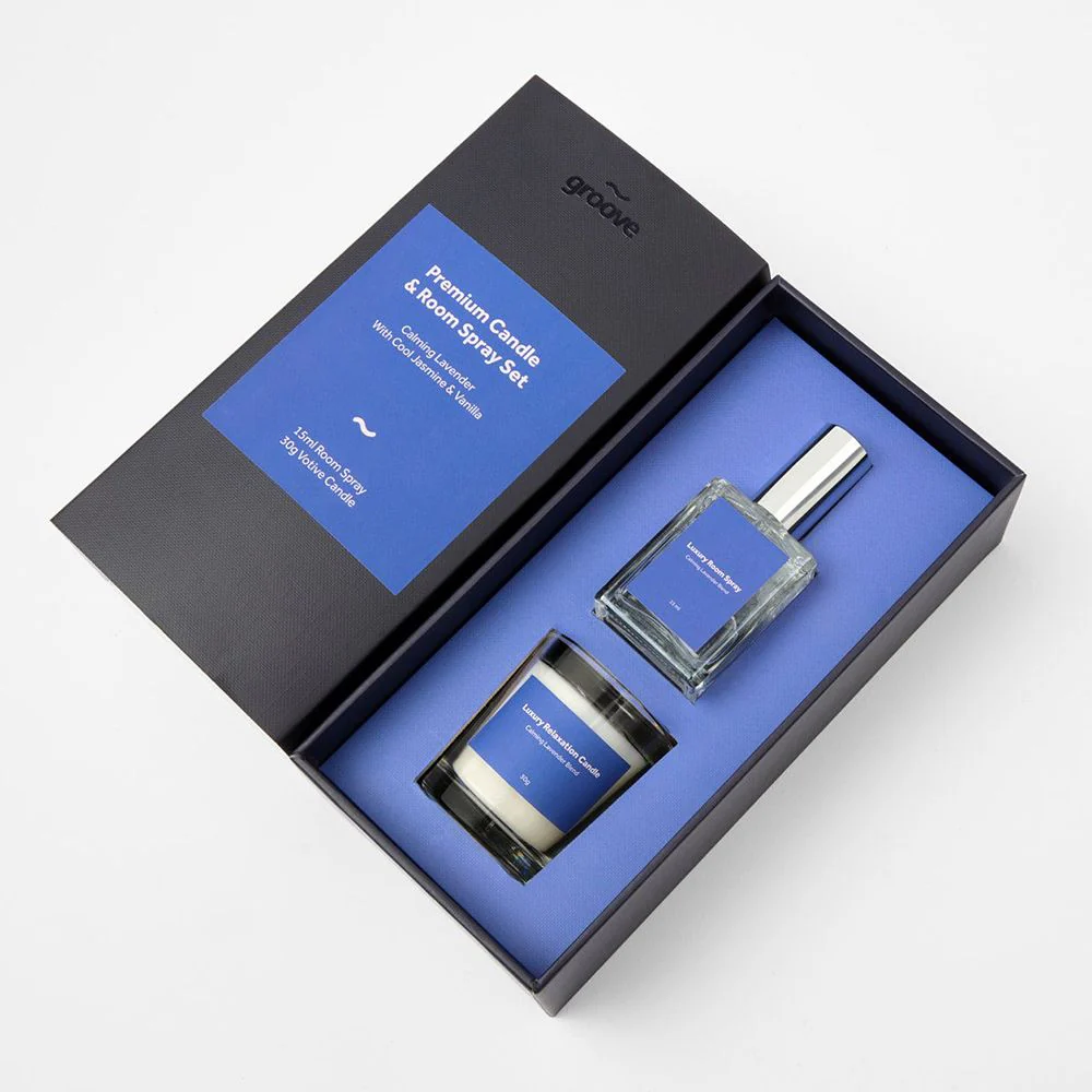 Premium Candle & Room Spray Set - Lavender, Jasmine & Vanilla - Image 3