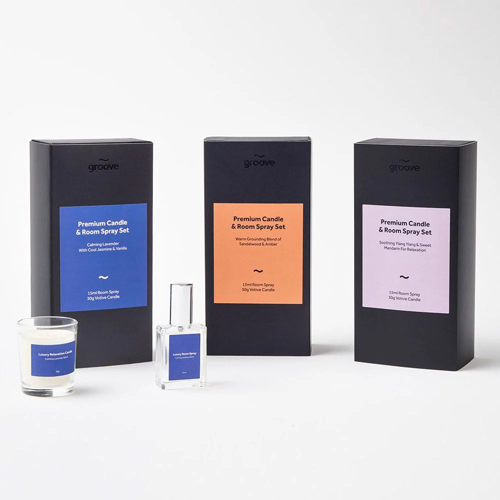 Premium Candle & Room Spray Set - Sandalwood & Amber - Image 4